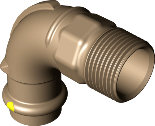 345 792 Модель 2614 Трубопроводные системы  Profipress G  Переходники/​переходные угольники Santreyd  - Вид №2