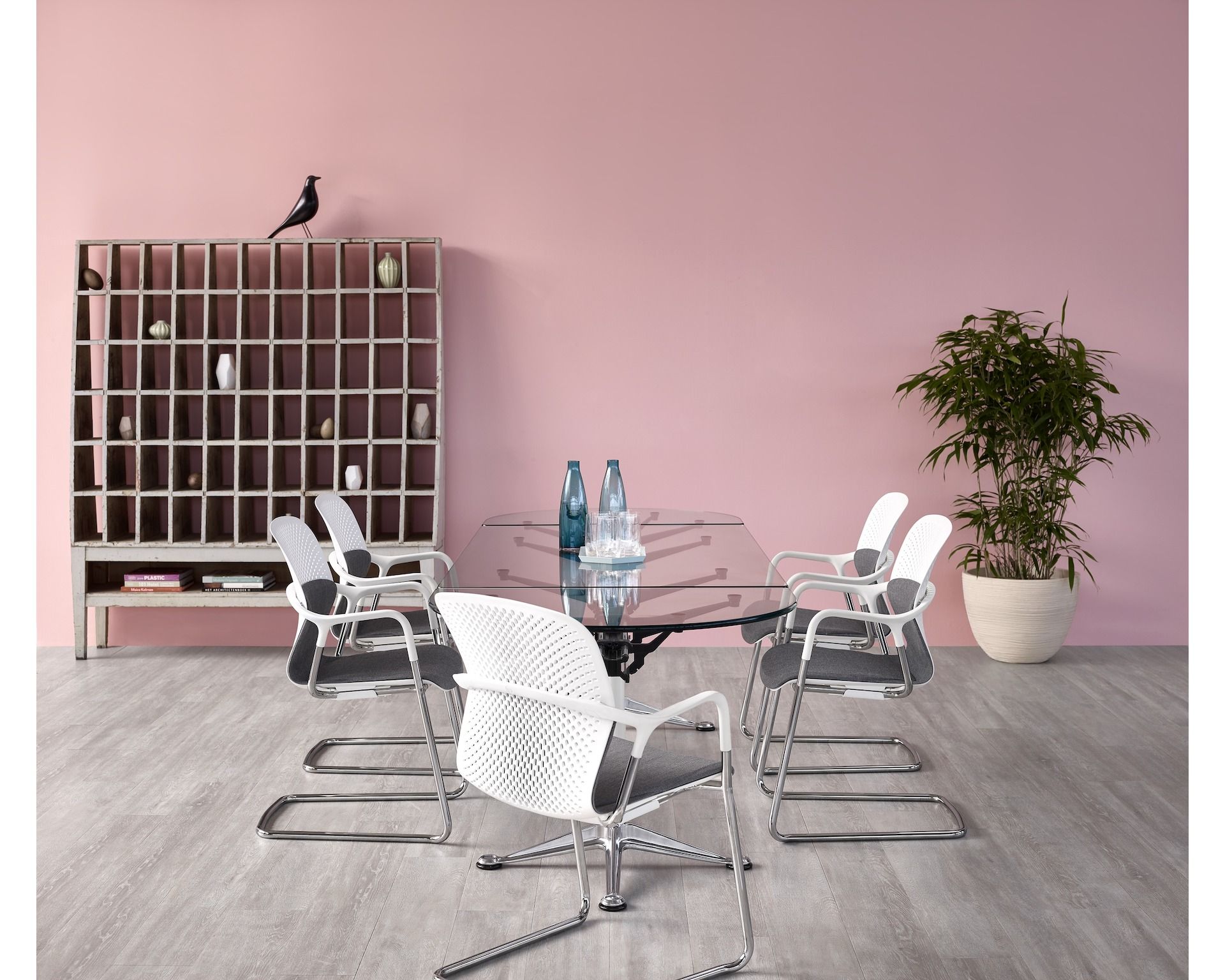 Мягкий консольный стул с подлокотниками Herman Miller Keyn ARCH-00065066 - Вид №8