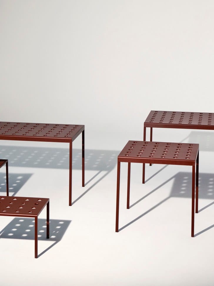 Прямоугольный садовый стол с порошковым покрытием Hay балкон ARCH-00064487 - Вид №12