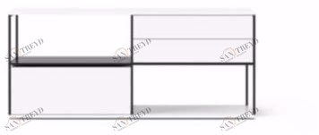 Punt Комод деревянный с распашными дверцами с ящиками Literatura open sun-id-1448814