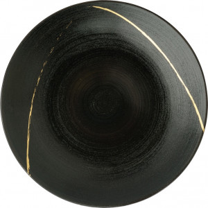 10654668 Royal Crown Derby Тарелка подстановочная  Royal Crown Derby "Эскиз. Черный" 30см Фарфор, Керамика