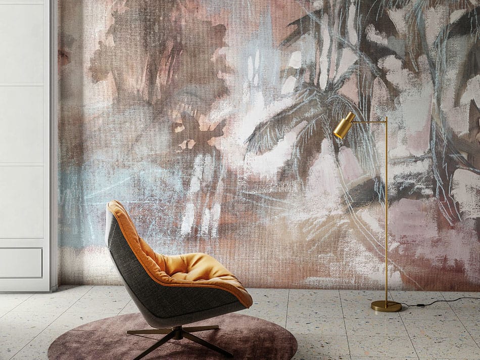 Тропические обои ПВХ бесплатно, экологически чистые, моющиеся WallPepper DEJA VU ARCH-00048640