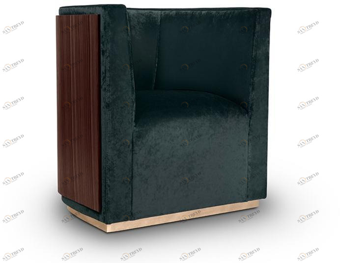 Essential Home Кресло из ткани с подлокотниками Grace sun-id-1362111