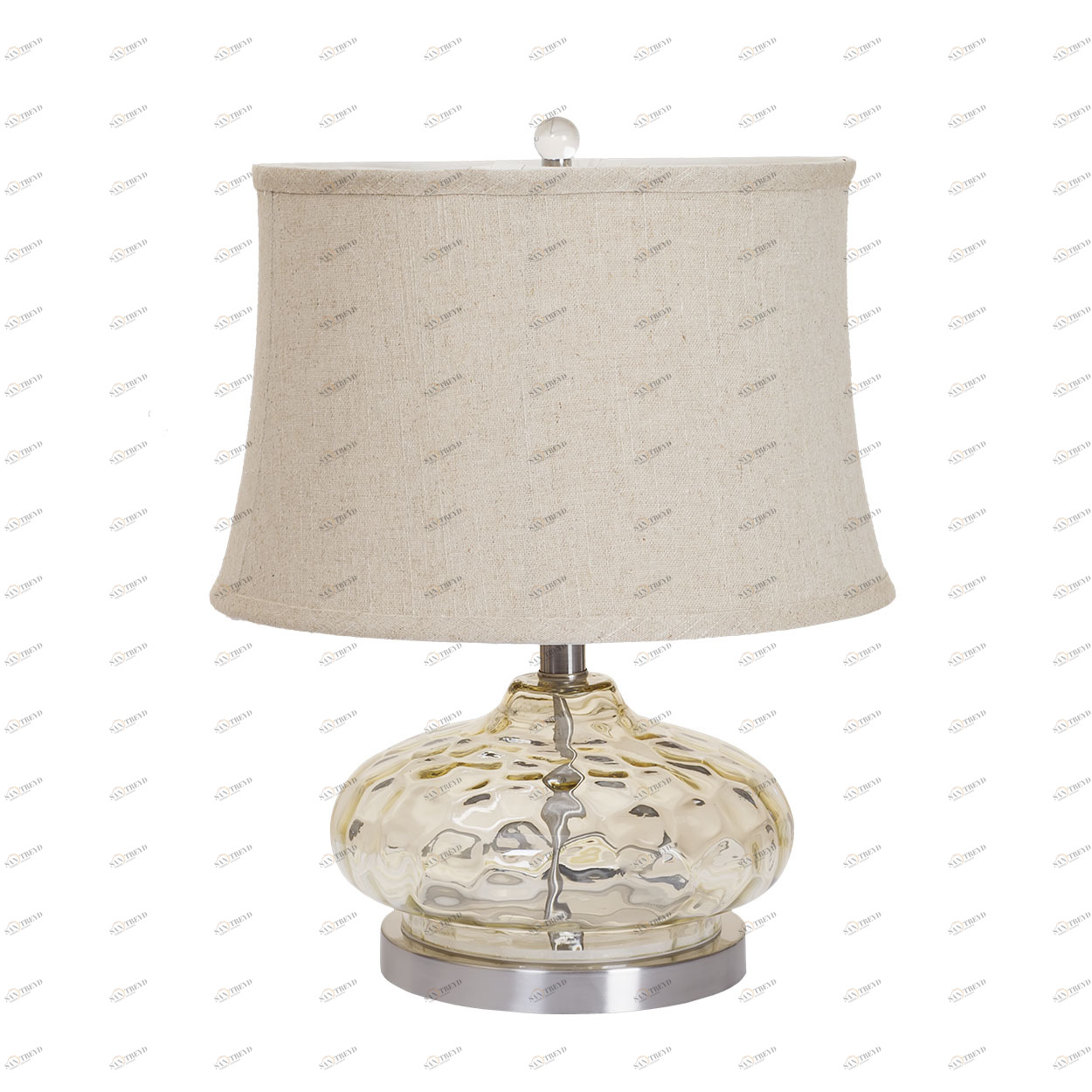 Лампа настольная Tad (коньячный) AQ-G9A GARDA DECOR ВАЗА 033821 Бежевый 