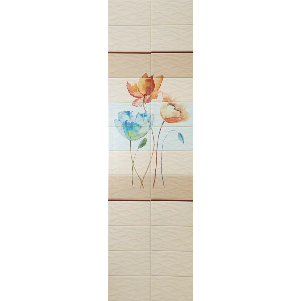 Комплект панелей ПВХ Этюд 8 мм 2700х375 мм 2,025 м² 2 шт VENTA STLM-2162524 - Вид №1