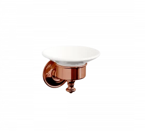 Gentry Home Настенный керамический подстаканник Sun Медь GH103064