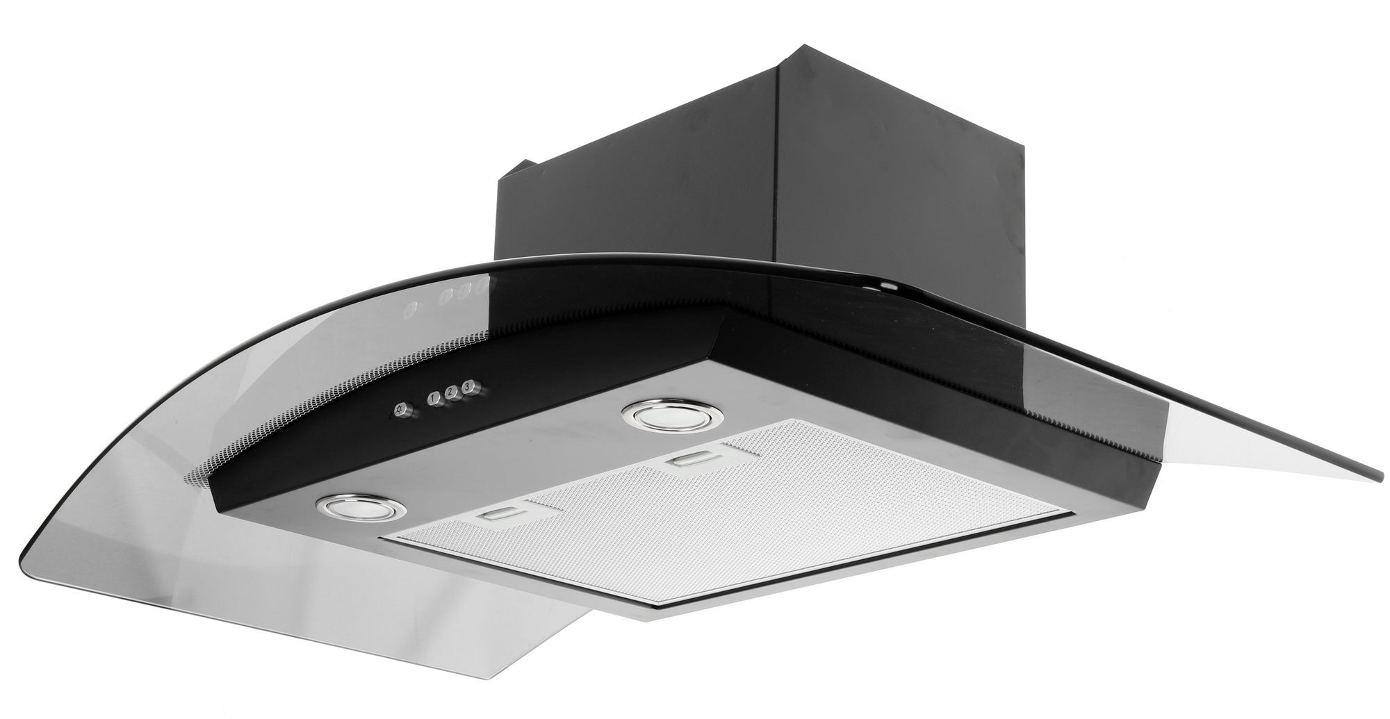 8120630 Вытяжка каминная ELIKOR Аметист 90П-650-К3Д черный/прозрачный STDN-0039677 - Вид №2