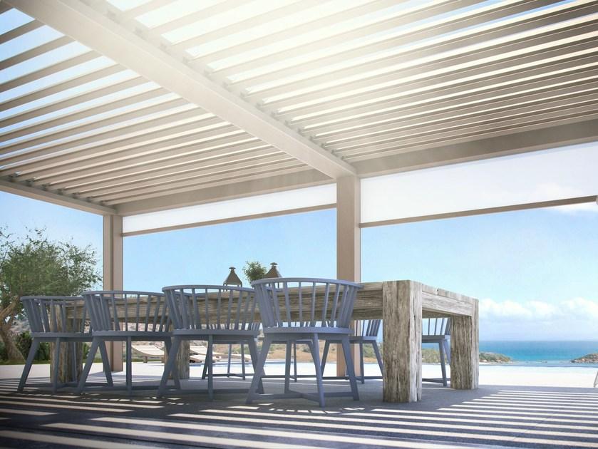 PRATIC F.lli ORIOLI Пристроенная пергола с регулируемыми жалюзи Opera sun-id-1507619 - Вид №8