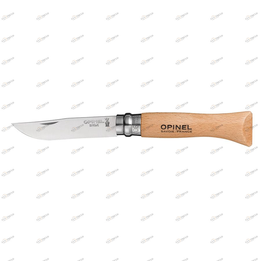 Нож Stainless Steel с ручкой из оливы 7 см Opinel 002023