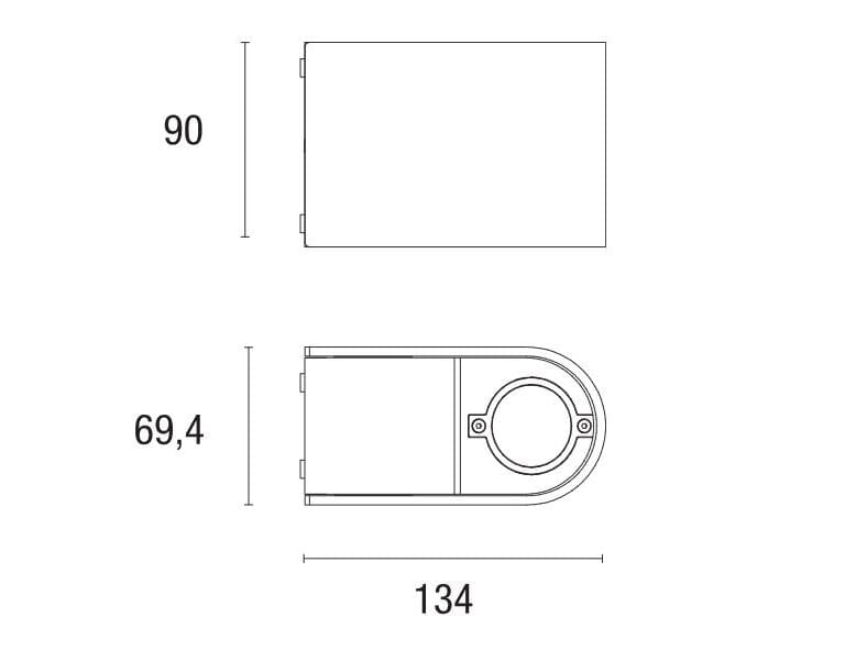 Заливка формы алюминия Сид напольный светильник стены PAN CHER ARCH-00008961 - Вид №1