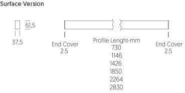 ONOK Lighting Линейный световой профиль из алюминия для светодиодных модулей Line sun-id-1492619 - Вид №4