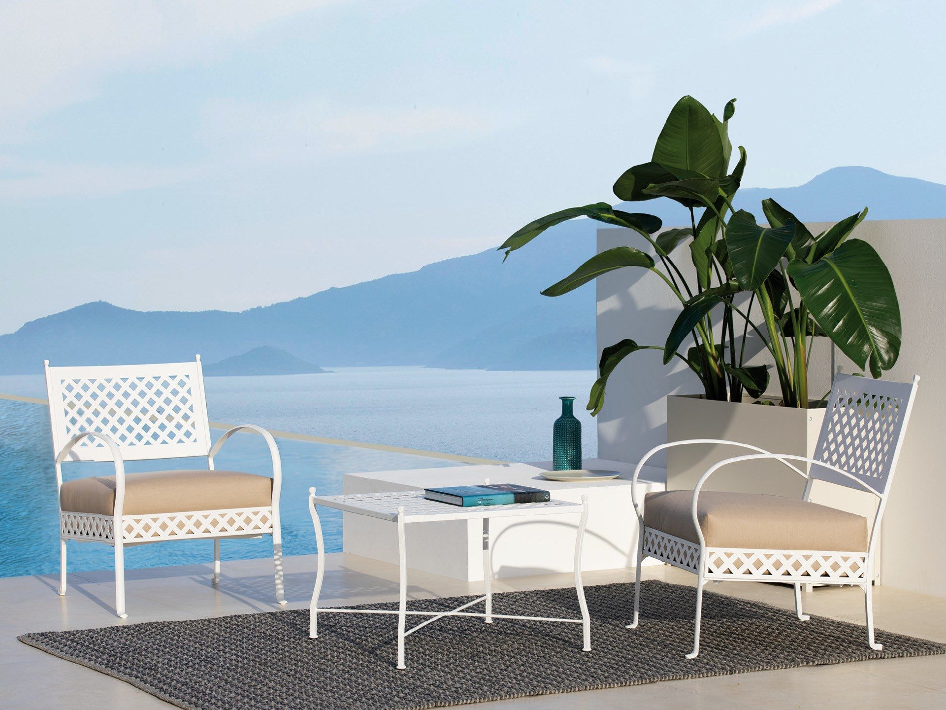 Металлический садовый стул с подлокотниками Vermobil Springtime ARCH-00099044 - Вид №3