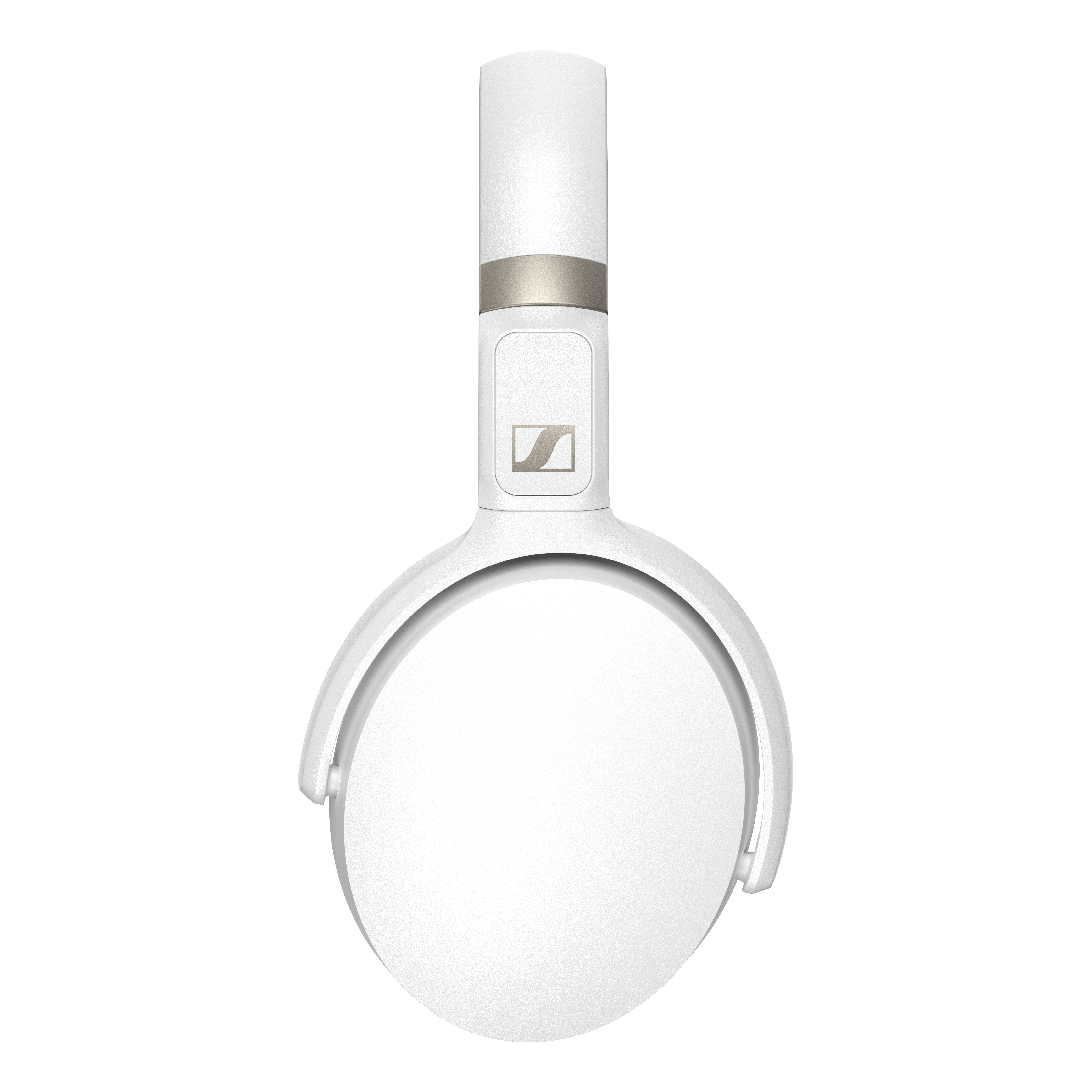 HD 450BT WHITE Наушники беспроводные / bluetooth 5.0, накладные складные закрытые, активное шумоподавление, 18-22000гц, 108дб, микрофон, до 30 часов работы, аудиокедеки: sbc, aac, aptx™, aptx™ low latency, белые Sennheiser Santreyd  - Вид №2