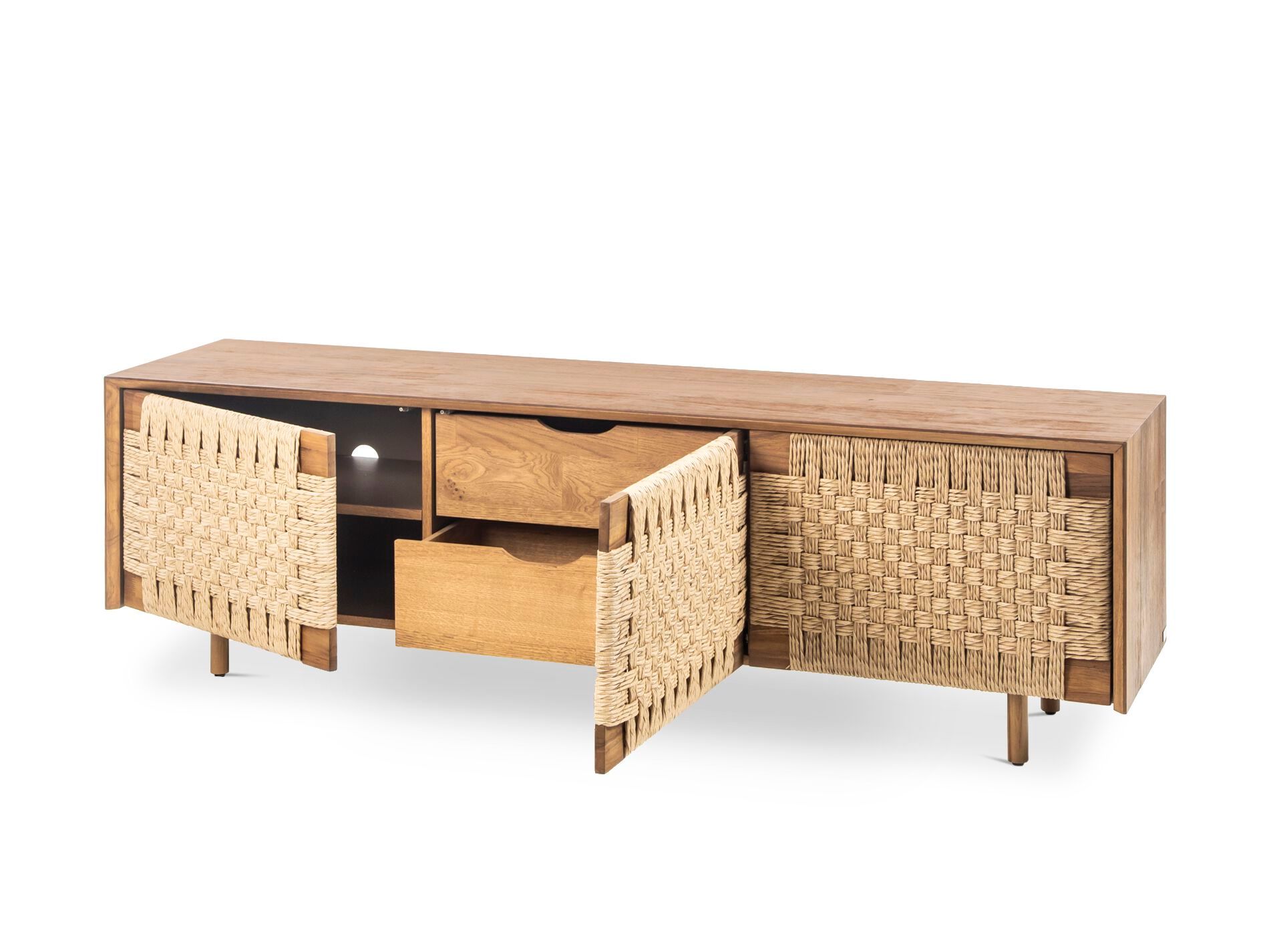 Низкий ротанг ТВ шкаф Pilma Virotec ARCH-00093484 - Вид №3