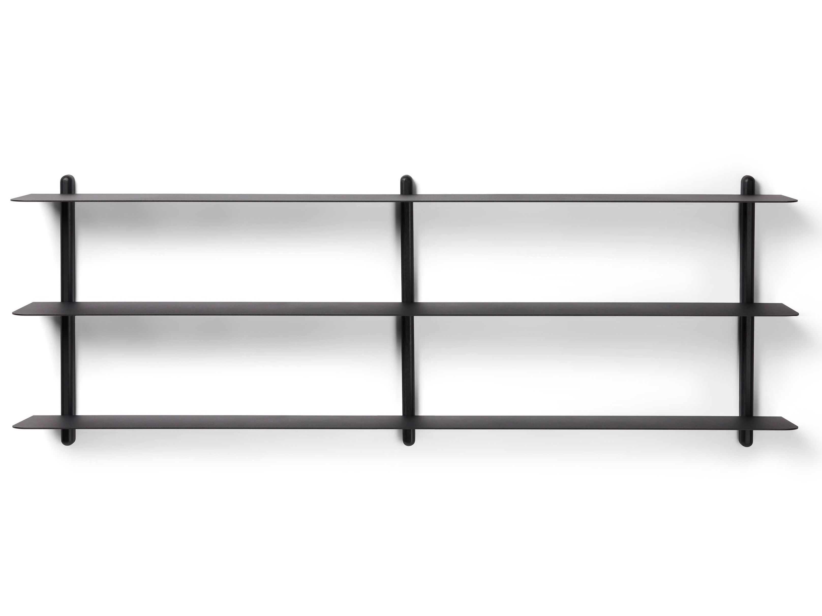 Подвесной книжный шкаф из стали и дерева Gejst Nivo ARCH-00058398