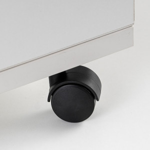 Мебельное колесо поворотное , на платформе, без тормоза, D30, черный LJPS0231 Public Steel Россия