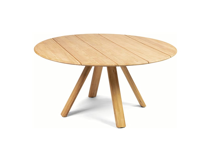 Круглый стол из тикового дерева Jati Kebon Тофино ТИК ARCH-00021583