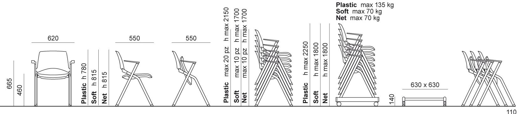 Diemmebi Стул из сетки с подлокотниками Lakendò sun-id-1463400 - Вид №4