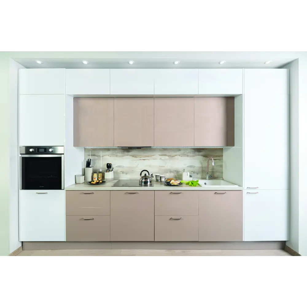 Фасад кухонный DELINIA ID Аша белый глянцевый 44.7x214.1 см 82011173 STLM-0888357 - Вид №8