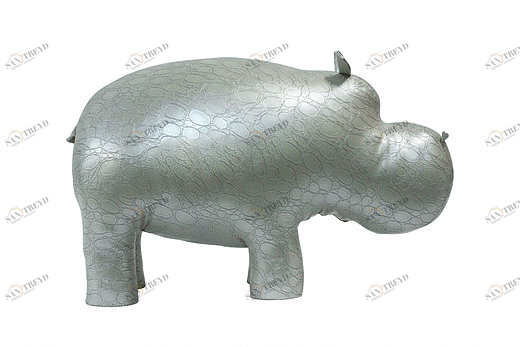 Пуф "Бегемот" жемчужный EUROSON БЕГЕМОТ, ЖИВОТНЫЕ 125936 Жемчужный 