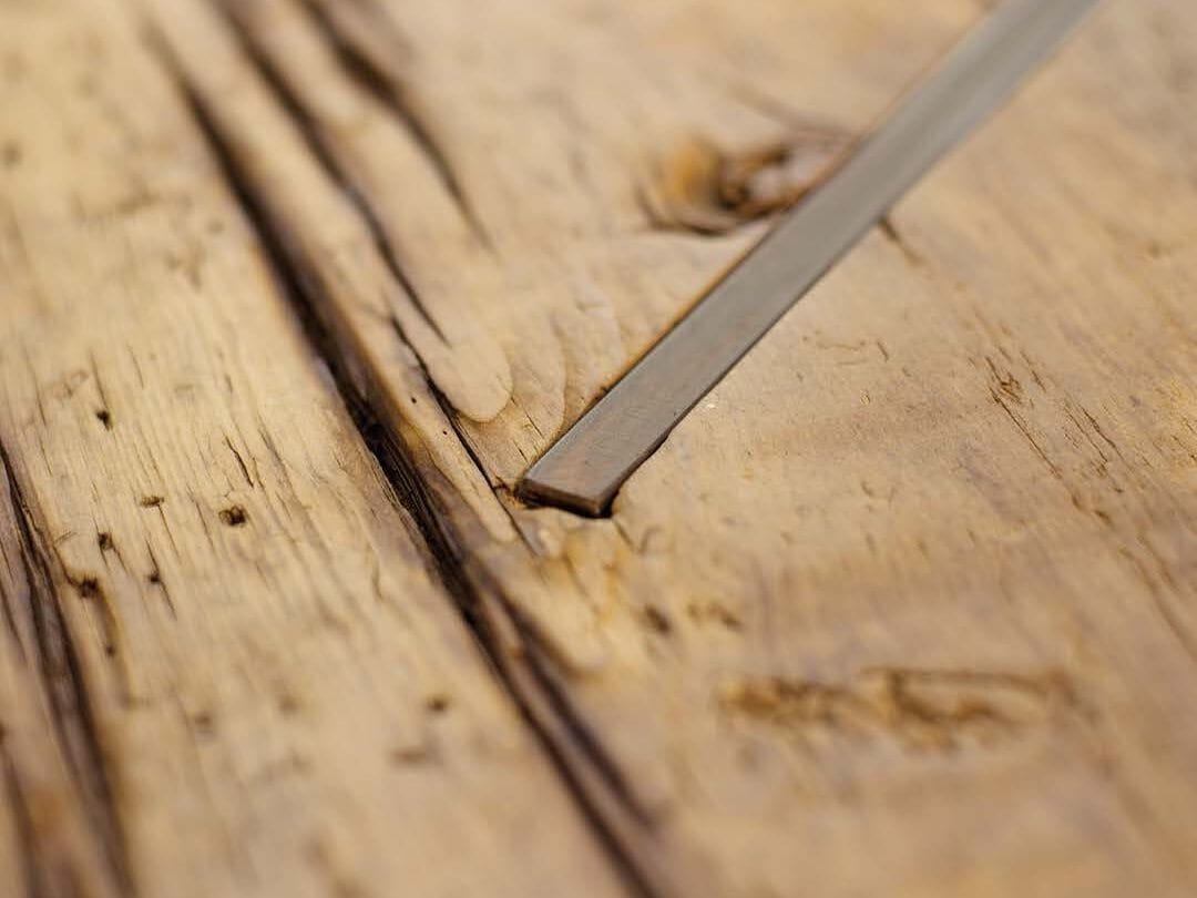 Прямоугольный обеденный стол из металла и дерева Naturedesign Origin ARCH-00135330 - Вид №3