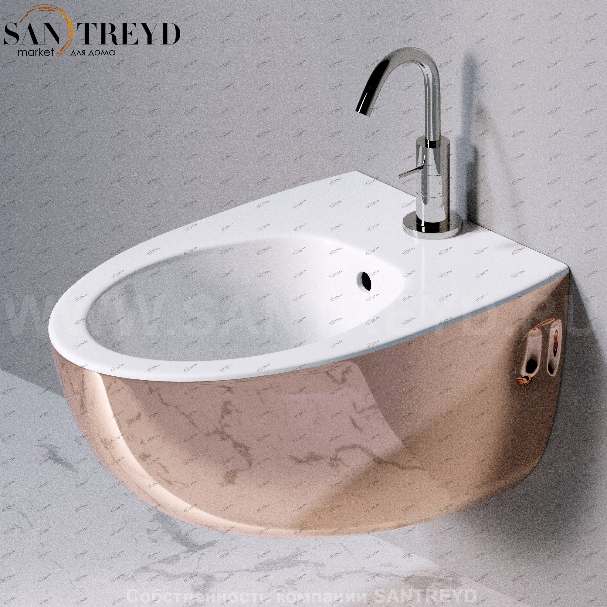 S512.257 Биде подвесное OVAL A. e T. Italia AeT ITALIA