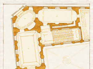 Ковер ручной работы из ткани