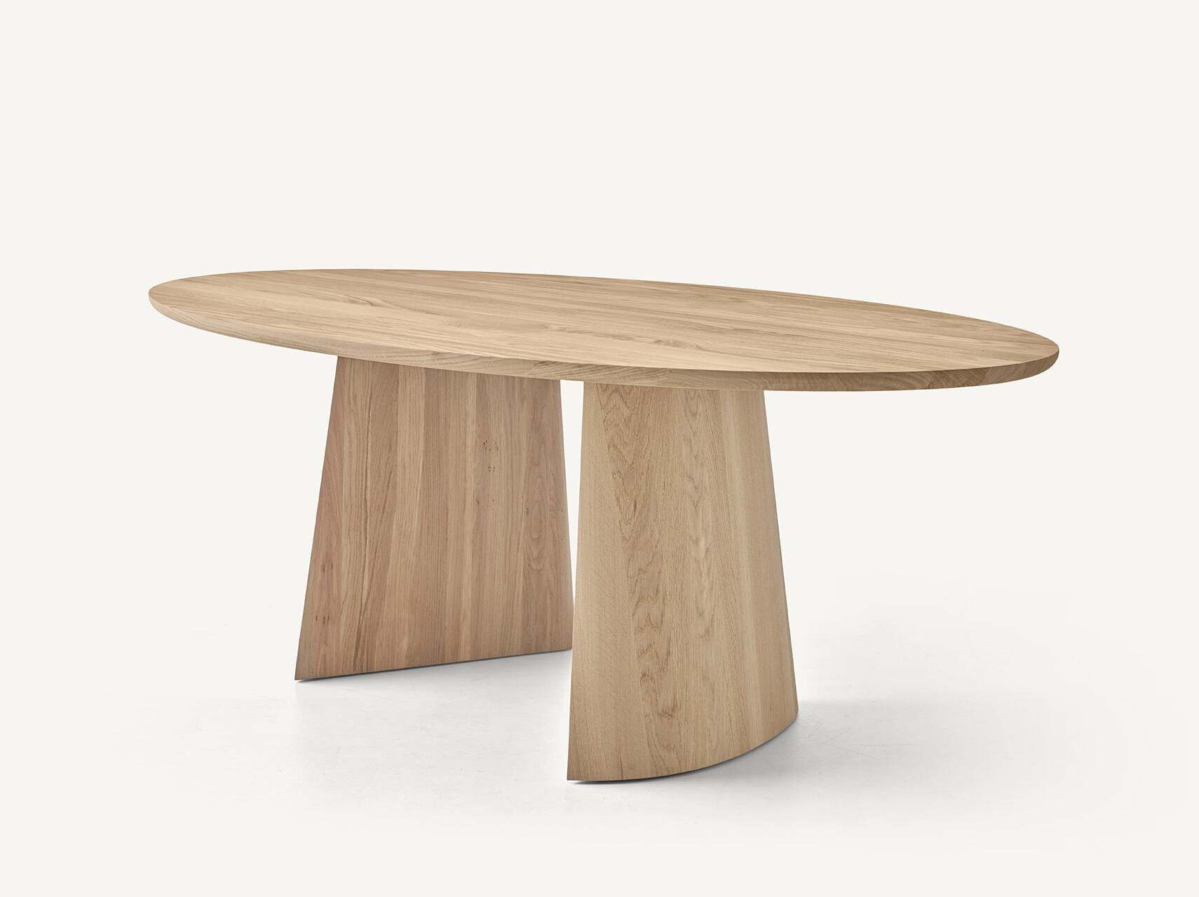 Овальный стол из массива дерева BassamFellows Bi-Ped ARCH-00149378