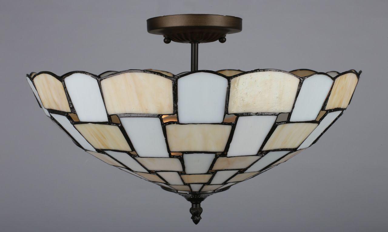 Потолочный светильник Omnilux OML-80107-03 OMNILUX ВИТРАЖ 201933 Белый;желтый  - Вид №1