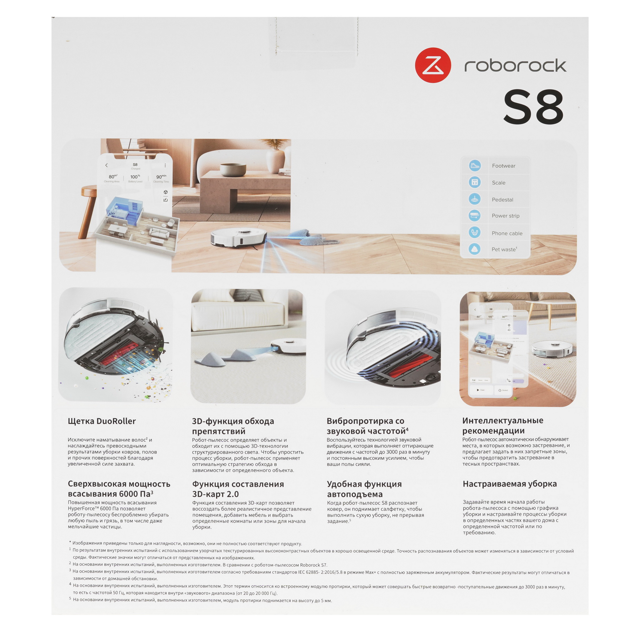 5094168 Робот-пылесос Roborock S8 белый STDN-0078470 - Вид №10