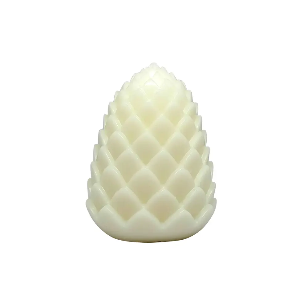 89378389 Свеча Шишка для дома 1 светодиод 9 см белый STLM-1516394 Santreyd  - Вид №1