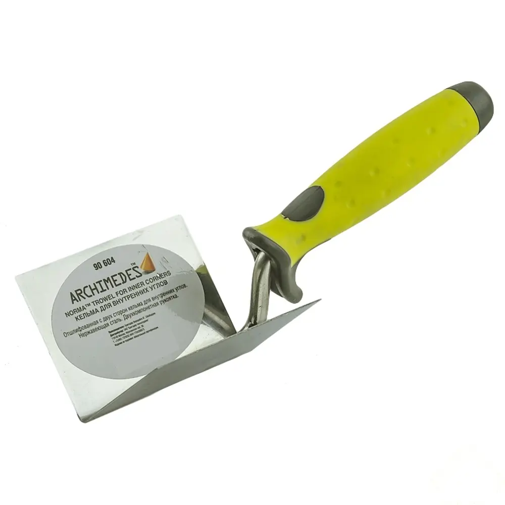 Кельма для внутренних углов с двухкомпонентной ручкой 60 мм ARCHIMEDES STLM-2070935