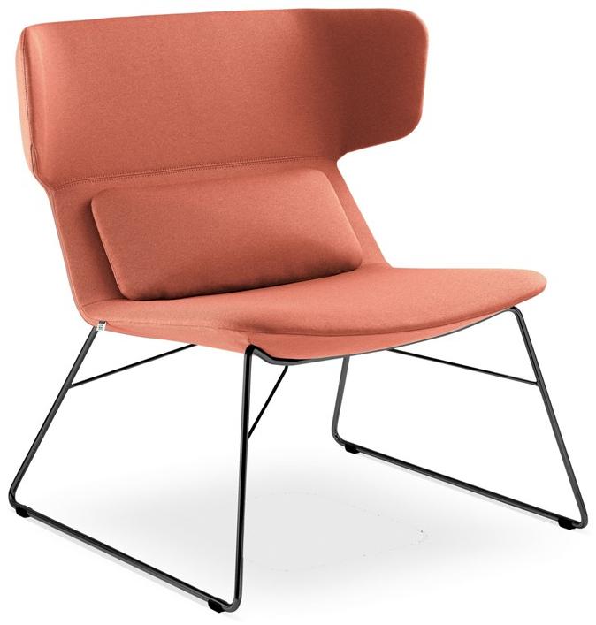 LD Seating Кресло с подголовником из ткани Flexi lounge Flexi/l n4, pl - Вид №4