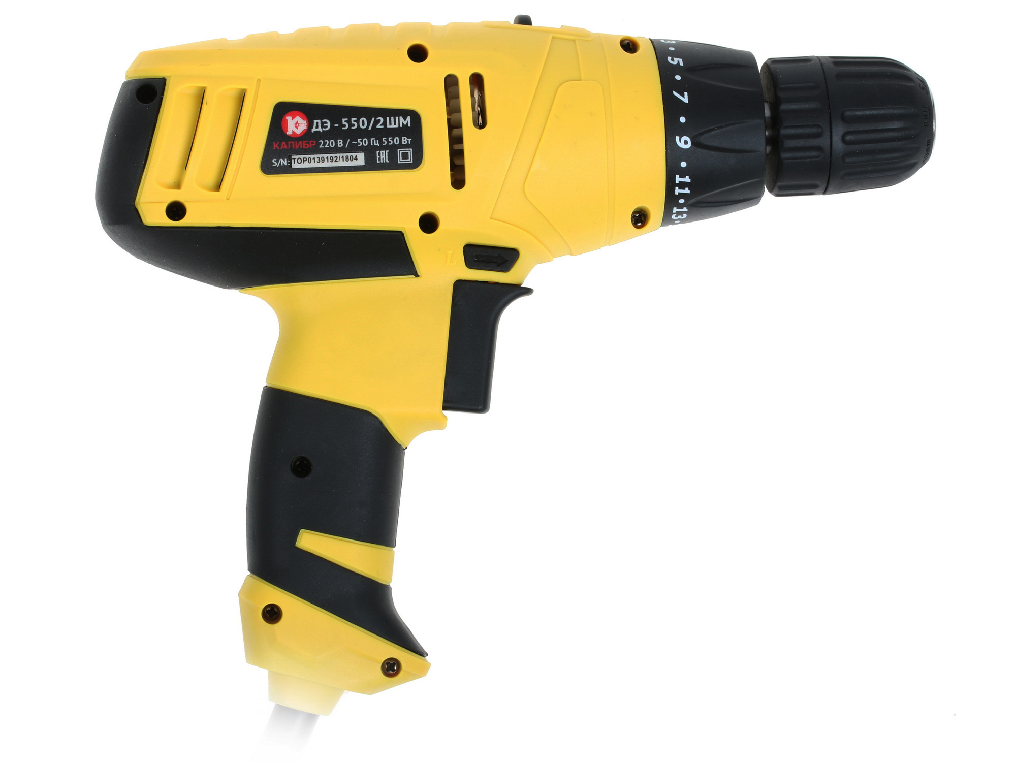 Дрель-шуруповерт Калибр ДЭ-550/2Шм 1240726 STDN-0137059 - Вид №1