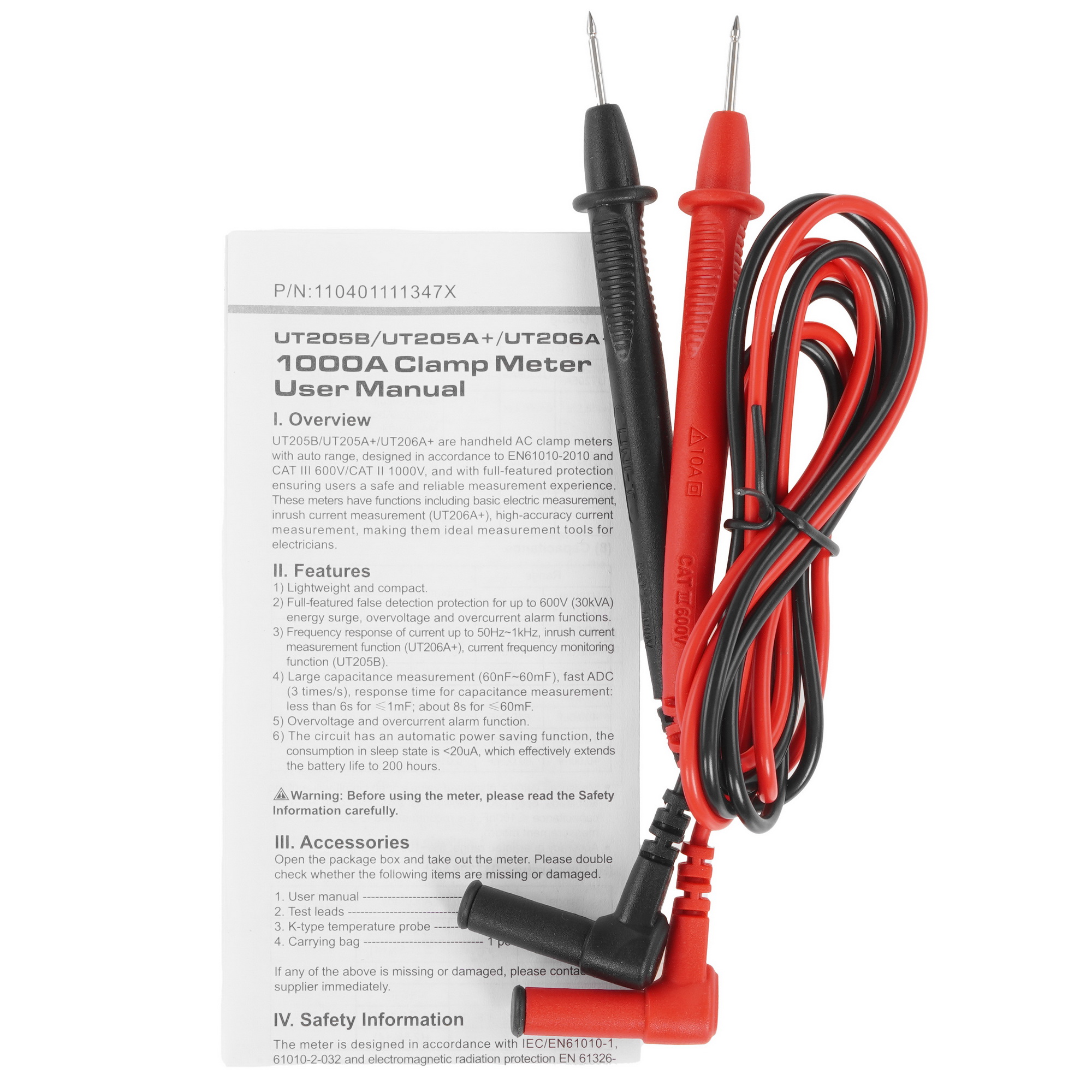 Клещи токоизмерительные UNI-T UT205B 9110942 STDN-0071812 - Вид №5