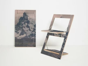 AMBIVALENZ Складной стул из фанеры Fläpps folding chair