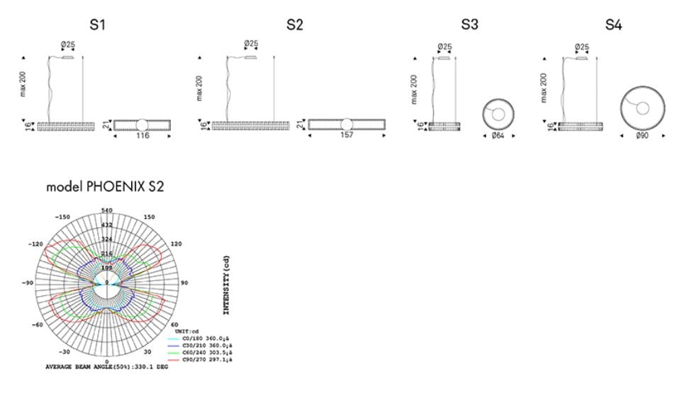 Стеклянный подвесной светильник Cattelan italia PHOENIX ARCH-00037660 - Вид №9