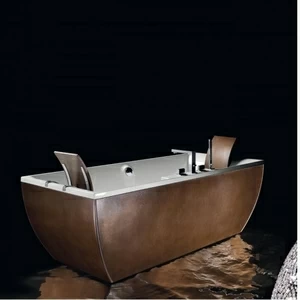 Ванна свободно стоящая с аэро и гидромассажем Kali Metal Bronze 180 см