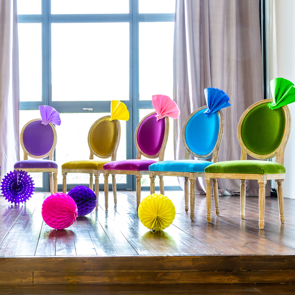 3113009 Стул «Луи / Фуксия» (бархат, лесной орех) Object Desire  - Вид №7