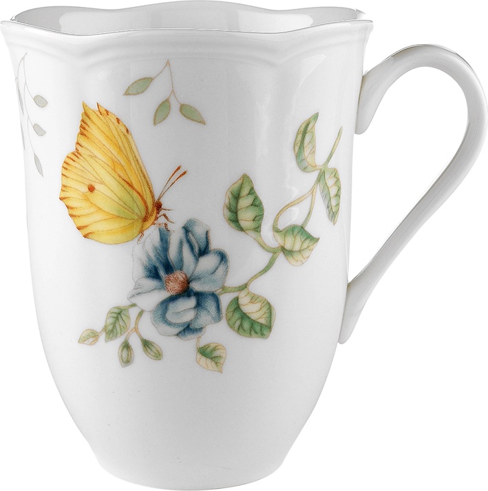 10524868 Lenox Кружка Lenox "Бабочки на лугу.Стрекоза" 350мл Фарфор 