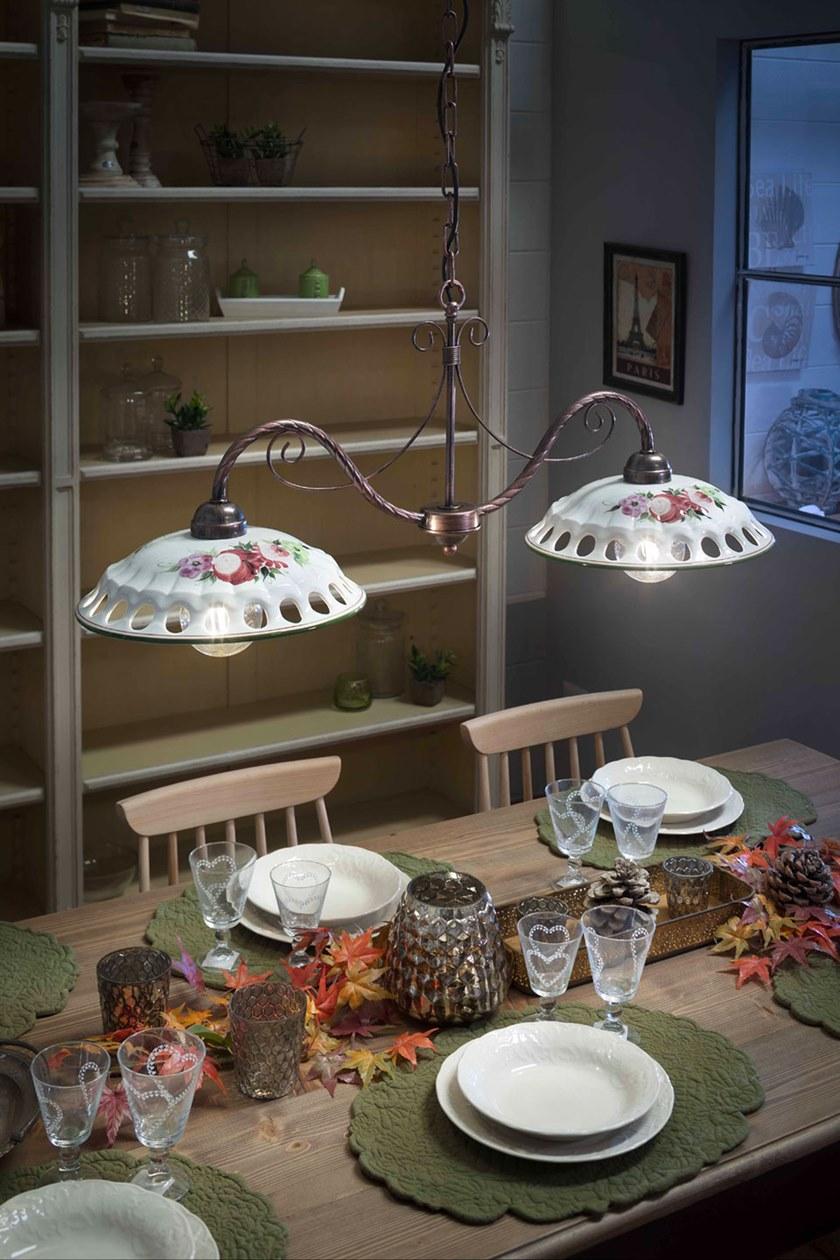 FERROLUCE Керамическая люстра Napoli C363 - c364 -3/5/8 - Вид №4