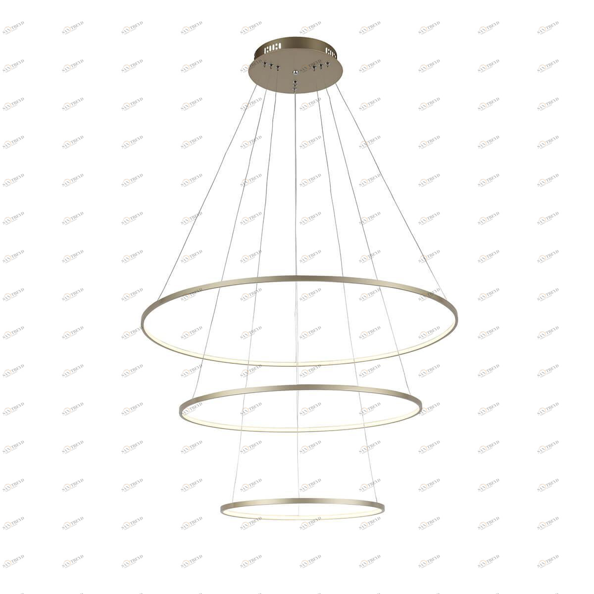 Люстра светодиодная подвесная белая ST Luce Erto SL904.203.03 ST LUCE ДИЗАЙНЕРСКИЕ, ERTO 00-3834521 Белый;золото 