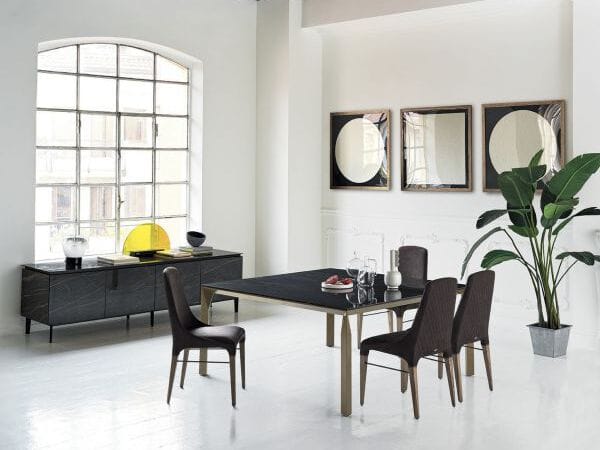 Алюминиевый и Сверхкерамический обеденный стол Bontempi Casa MIRAGE ARCH-00061277 - Вид №15