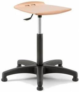 Linea Fabbrica Офисный стул с регулируемой высотой из бука Bow