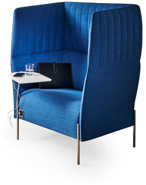 ESTEL GROUP Мягкое кресло из ткани с высокой спинкой Dolly sun-id-1471007 - Вид №6