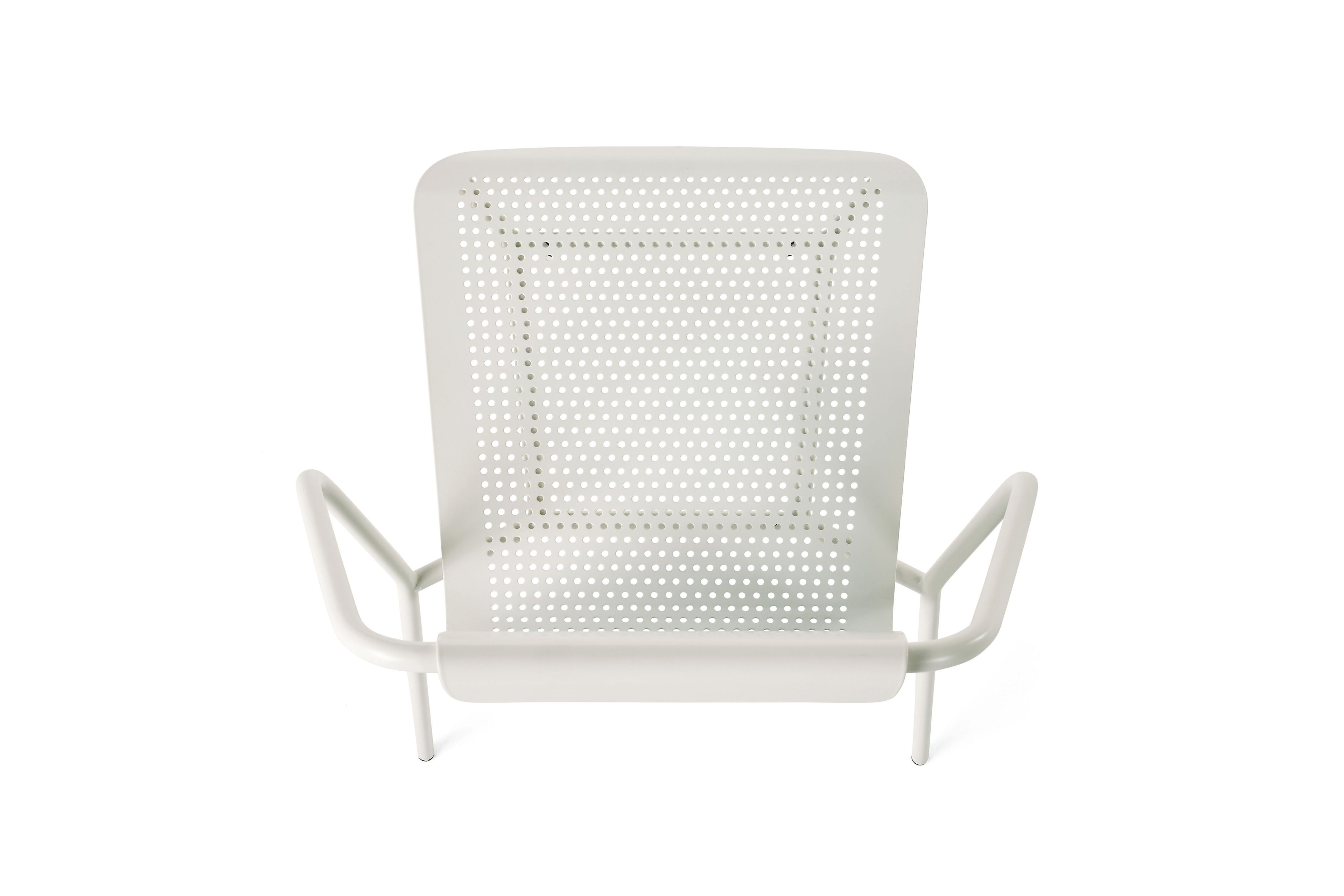 Штабелируемый садовый стул из перфорированного листового металла BALERI ITALIA DONNA OUTDOOR ARCH-00142400 - Вид №5