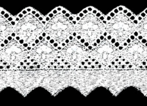 1464 Шитье 75 мм белый Gamma