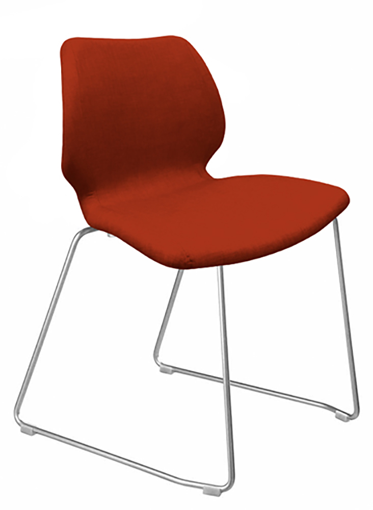 Uni552M Стул со стальным каркасом, обитым полипропиленом. Et al. Uni - Вид №1