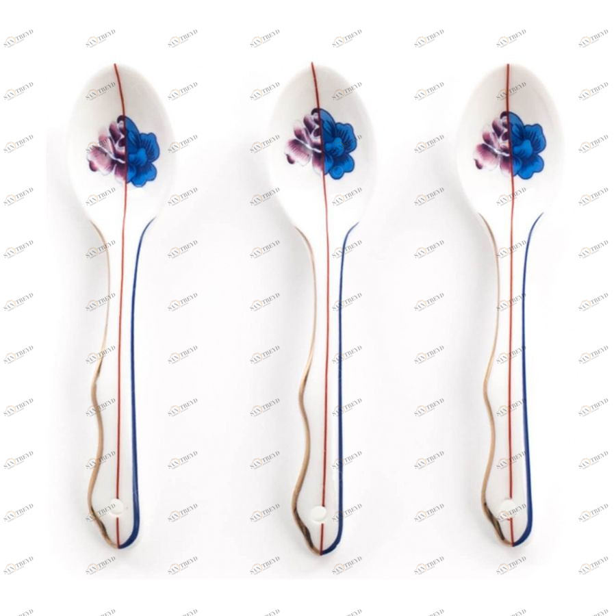 Набор фарфоровых ложек Hybrid-Armilla, 3 шт Seletti 9763