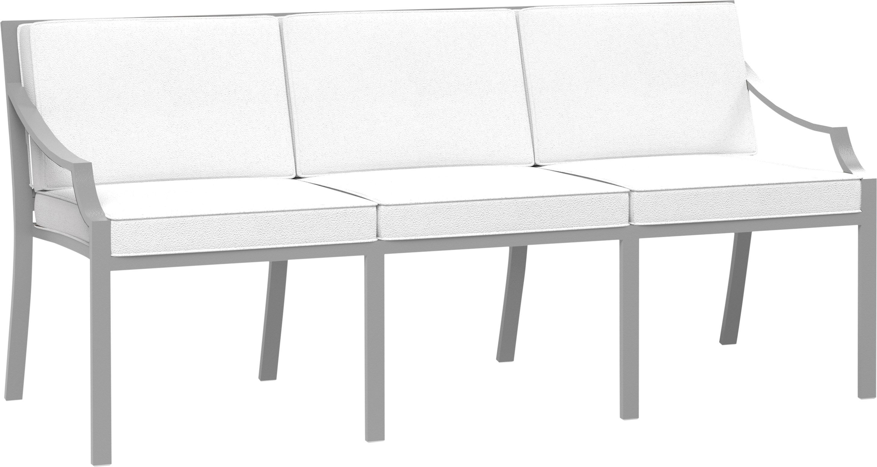 3-местный алюминиевый садовый диван JANUS et Cie Fiore ARCH-00146614 - Вид №3